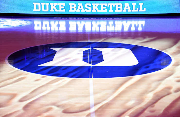 Duke basketball halfcourt logo